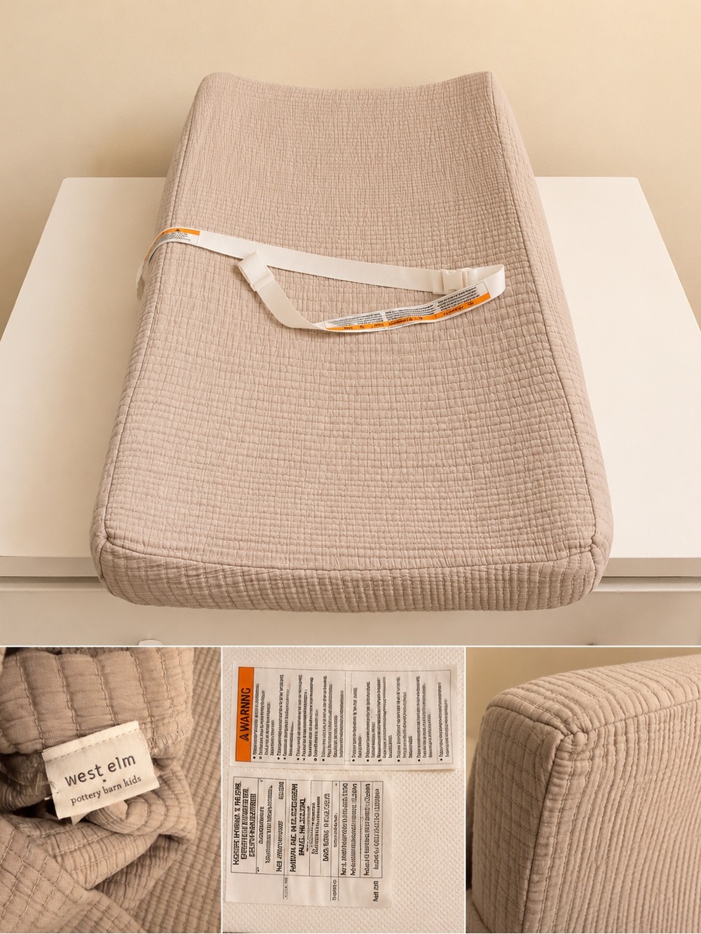 West Elm Pottery Barn Kids Cover+ Summer Infant Contoured Changing Pad